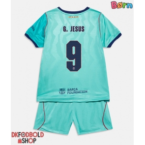 Barcelona Gabriel Jesus #9 Tredje trøje Børn 2026-27 Kort ærmer (+ korte bukser)